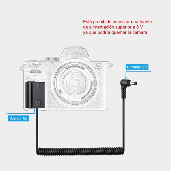 Batería falsa NP-FW50 adecuada para Sony a7r2 a7m2 a6000 a6100 - Image 4