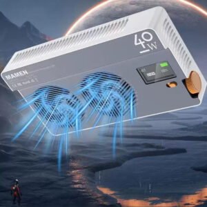 Luz de relleno portátil MAMEN PB40R, 40W, 3350mAh