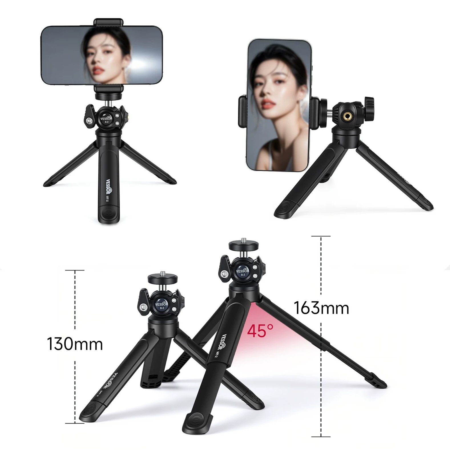 Luz de relleno portátil MAMEN PB40R, 40W, 3350mAh - Image 7