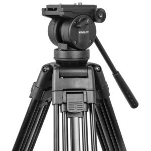 KingJoy VT-2500 Tripode de video, 72-155cm, soporte de carga 15kg.