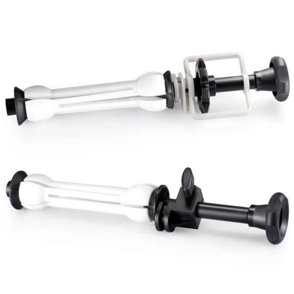 NEEWER Sistema de soporte de fondo manual de montaje en pared de 4 rodillos, capacidad de carga por rodillo: 22 lb/10 kg - Image 6