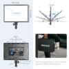 NEEWER NL288A RC - Luz de video LED, 45 W, 4800 Lux 3200K-5600K, CRI 97+ regulable bicolor de 18 pulgadas - Image 3