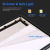 NEEWER NL288A RC - Luz de video LED, 45 W, 4800 Lux 3200K-5600K, CRI 97+ regulable bicolor de 18 pulgadas - Image 5