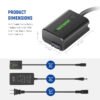 NEEWER AC-PW20 - Batería ficticia con adaptador de corriente CA/CC de repuesto para fuente de alimentación NP-FW50 compatible - Image 7