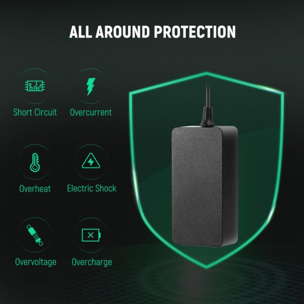 NEEWER LP-E6 Adaptador de corriente alterna de batería, fuente de alimentación de repuesto con kit de cargador de acoplador de CC de 8V 3A compatible - Image 6