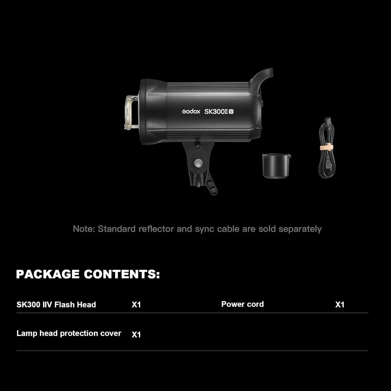 Godox SK300IIV Flash estroboscópico de estudio fotográfico, 300 Ws GN58 5700K Bowens - Image 9
