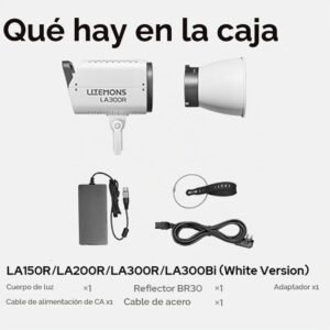 Godox Luz de video LA300R RGB 330W luz LED a todo color