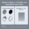 SmallRig Mini Matte Box Lite, DSLR Matte Box con bandera superior de fibra de carbono - Image 7