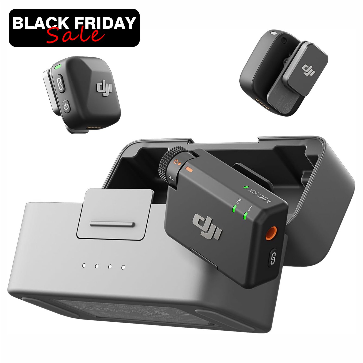 DJI Mic Mini (2 TX + 1 RX + estuche de carga)