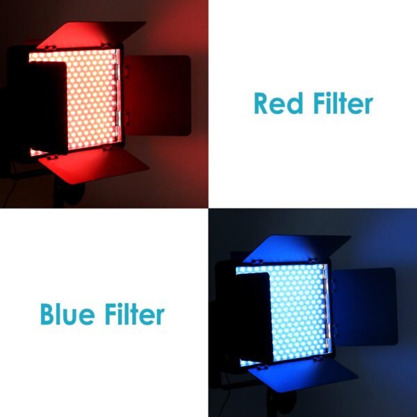 LED LUZ 30 x 30cm/12 pulgadas, 8 paquetes de filtros de gel de iluminación con corrección, 8 colores - Image 5