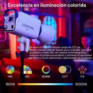 Godox Litemons LA150R RGB LED luz de video, 165W 57100Lux
