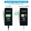 Cable de datos USB C de 1 m de transferencia de 10 Gbps, cable USB C 3.2 Gen 2 a USB - Image 4