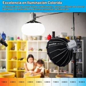 Godox Litemons LA150R RGB LED luz de video, 165W 57100Lux