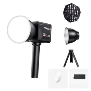 ZGRL80-3 colores luz de fotografía portátil de 80W, Mini Bowen