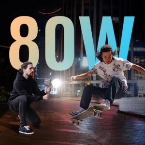 ZGRL80-3 colores luz de fotografía portátil de 80W, Mini Bowen