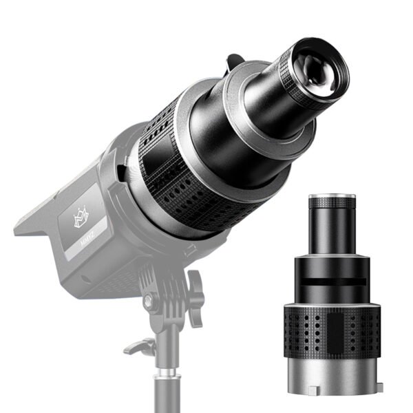 MM06 Kit óptico de montaje para proyector Snoot Bowens con 5 colores de Gobos y 35 inserciones gráficas