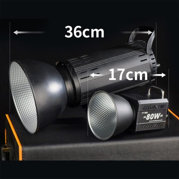 ZU80-Mini luz de fotografía portátil de 80W, Mini Bowen - Image 4