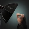 Softbox parabólico TRIOPO K3-90 de 90cm, Bowen, armado rápido - Image 2