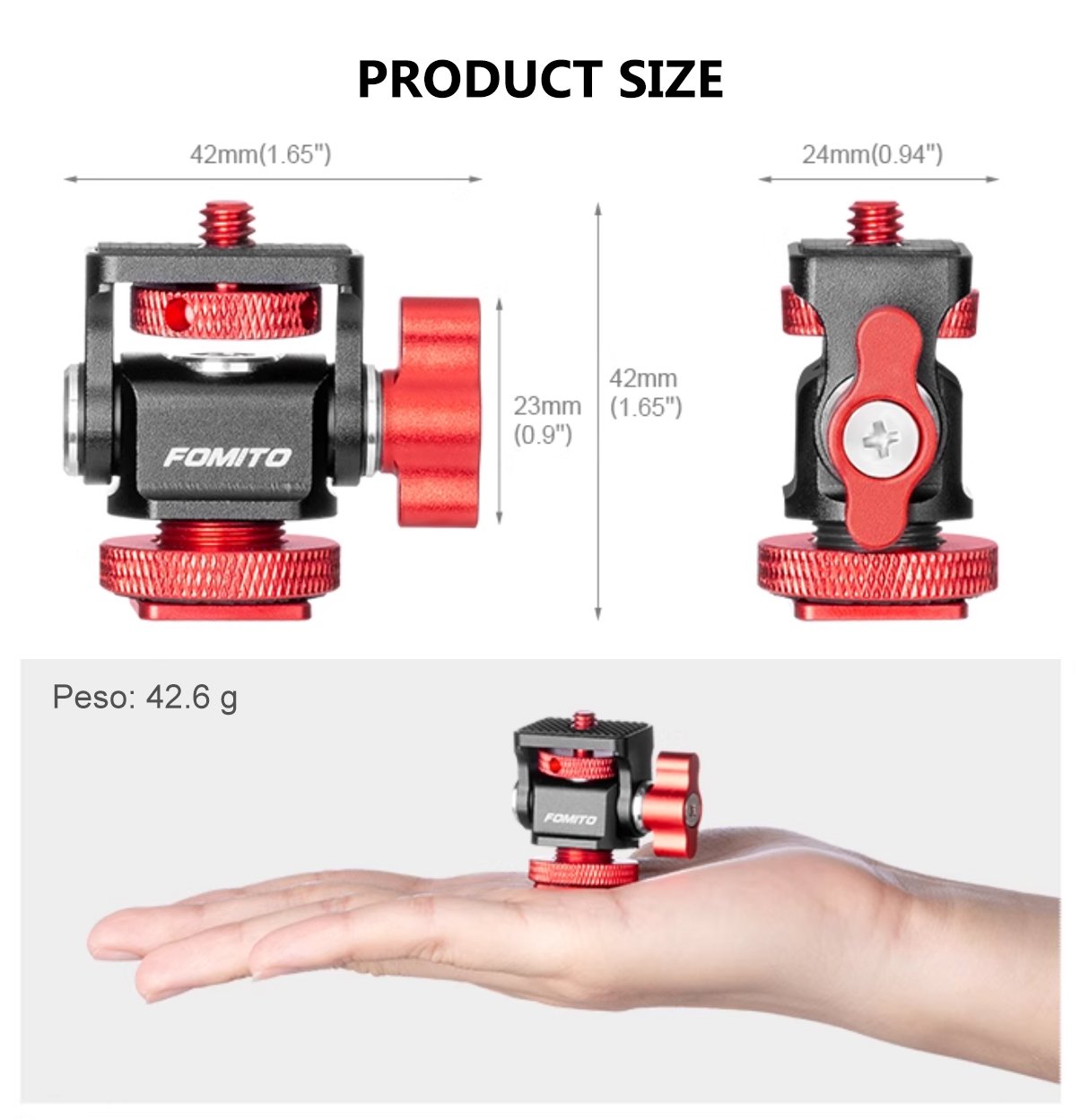 Cabeza mini, Amortiguación ajustable - Image 5