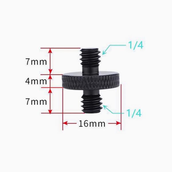 Convertidor, 1/4" macho a 1/4" macho - Image 2