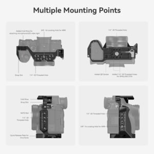 SmallRig Jaula 3667B completa para cámara Sony Alpha 7R V/IV/S III/A7R IV/Alpha 1