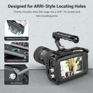 SMALLRIG Mango superior con agujeros de localización para ARRI para jaula de cámara-2165C