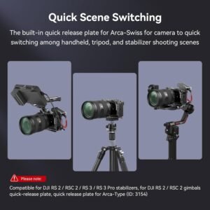SmallRig Kit 4422 de jaula para Sony A7C II / A7CR con abrazadera de cable para HDMI
