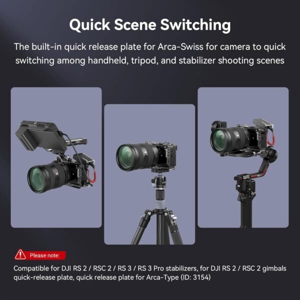 SmallRig Kit 4422 de jaula para Sony A7C II / A7CR con abrazadera de cable para HDMI - Image 6