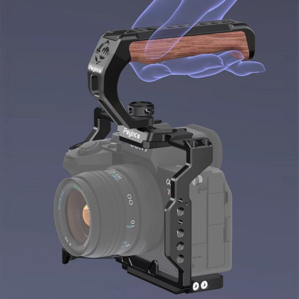 Mango superior de madera con pasador de 3/8"-16 para ARRI/SMALLRIG - Image 5