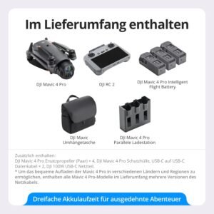 DJI Mavic 4 Pro Fly More Combo con DJI RC 2