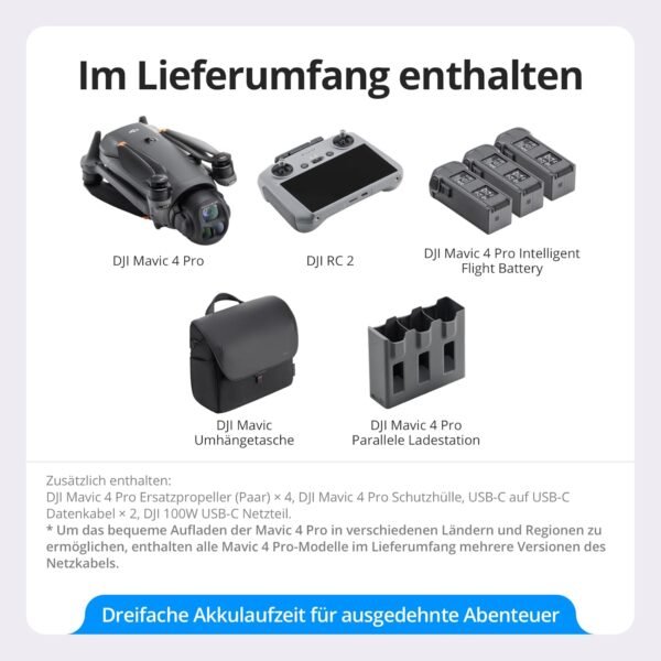 DJI Mavic 4 Pro Fly More Combo con DJI RC 2 - Image 6