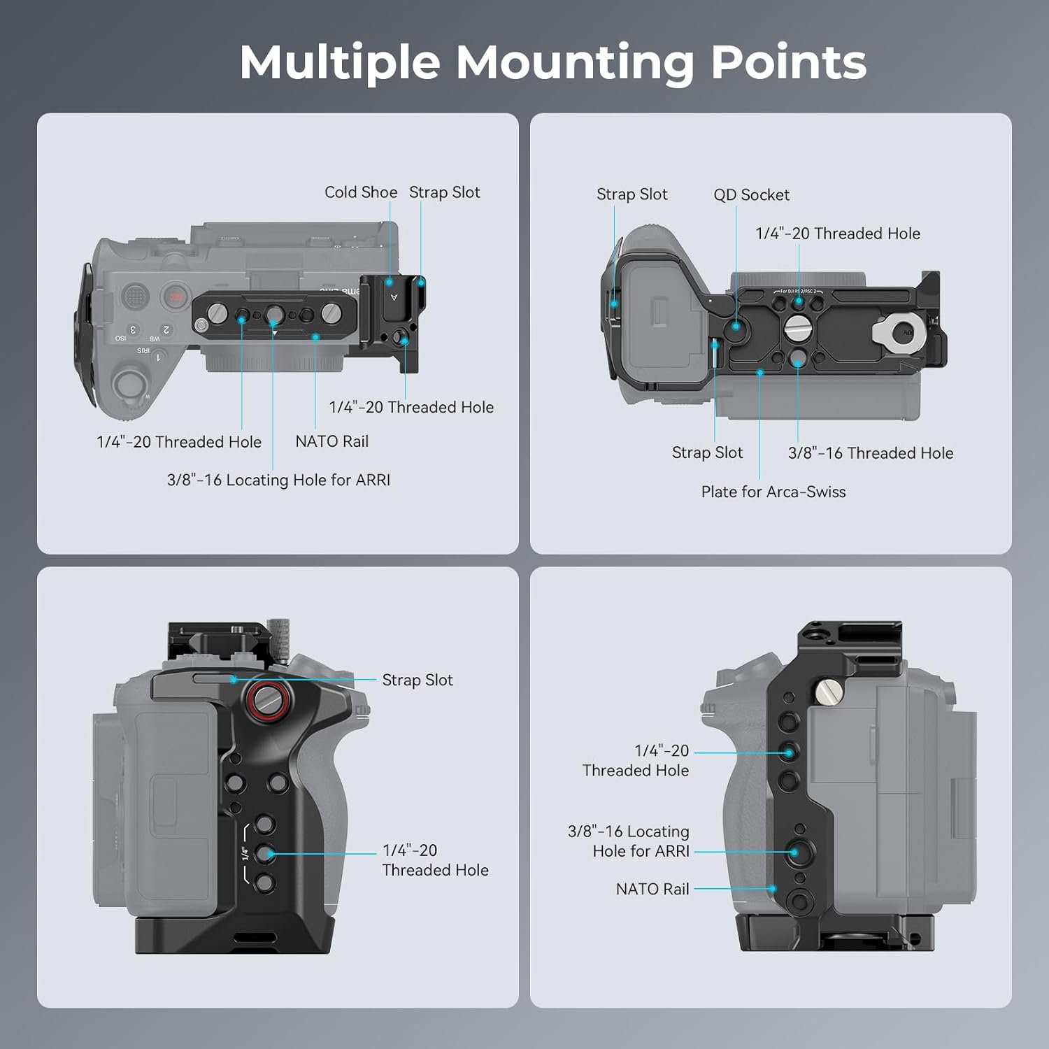 SmallRig Jaula para Sony FX30 FX3 , 4183B - Image 2