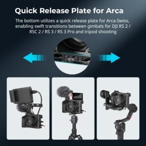 SmallRig Jaula con mango de silicona para Sony a6100, a6300, a6400-3164B