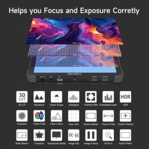 FEELWORLD T10 10.1 pulgadas 1920x1200 Cámara archivada DSLR HDMI Monitor Pantalla