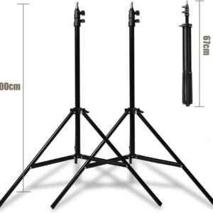Godox Juego de 2 luces estroboscópicas MS300V 600W para estudio