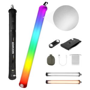NEEWER BASICS 30W Handheld RGB Leuchtstab 35,5"/90cm, 5000mAh Typ C 45W in/30W Out