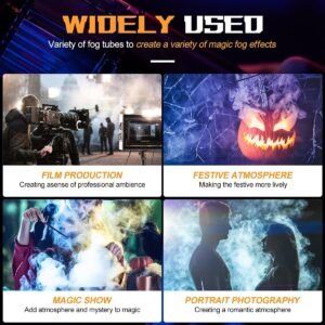 LENSGO Smoke Go Máquina de niebla portátil, con nebulizador de control remoto para fotografía