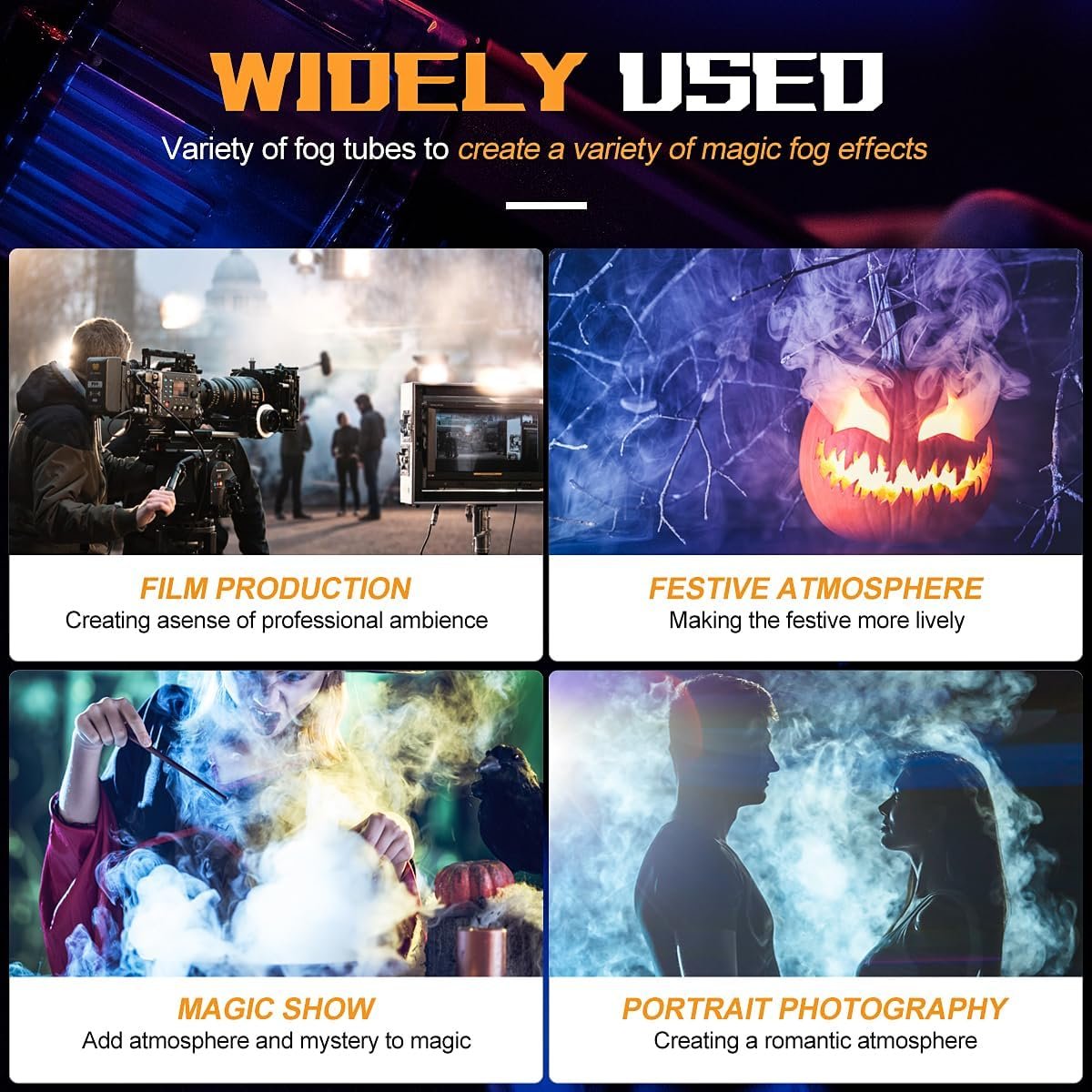 LENSGO Smoke Go Máquina de niebla portátil, con nebulizador de control remoto para fotografía - Image 4