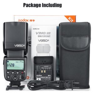 Godox V850III Flash de cámara flash 7.2V/2600mAh HSS 1/8000 2.4G