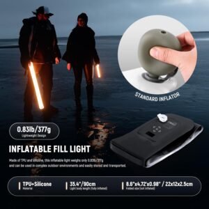 NEEWER BASICS 30W Handheld RGB Leuchtstab 35,5"/90cm, 5000mAh Typ C 45W in/30W Out