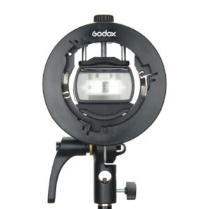 Godox S2 Bowen Mount S-Type Soporte de flash para Godox V1 V860II AD200 AD200Pro AD400Pro