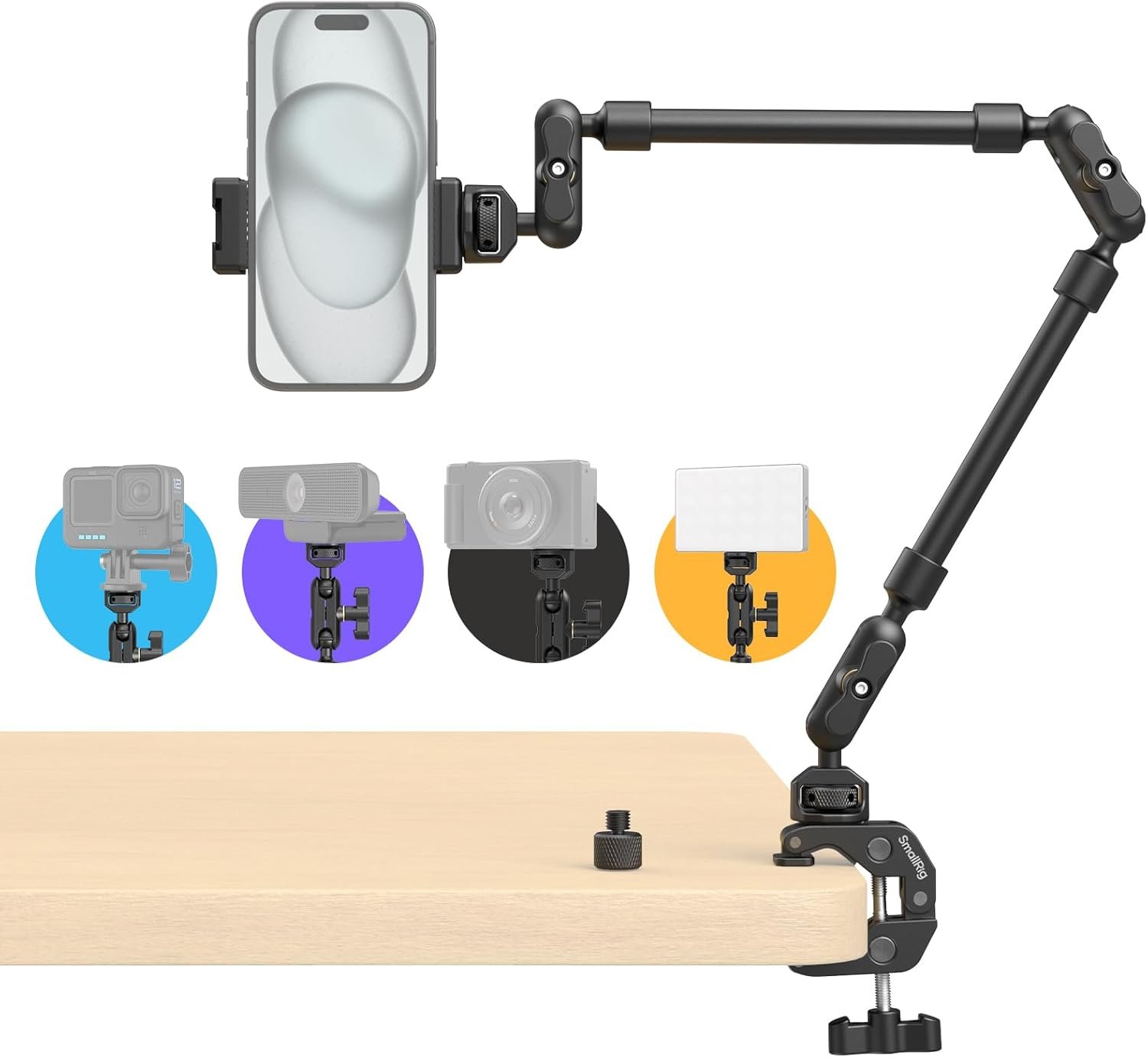 SMALLRIG Abrazadera de brazo mágico de 22 pulgadas, 4766 - Image 3