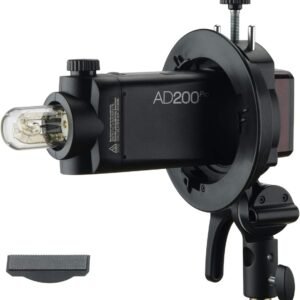 Godox S2 Bowen Mount S-Type Soporte de flash para Godox V1 V860II AD200 AD200Pro AD400Pro