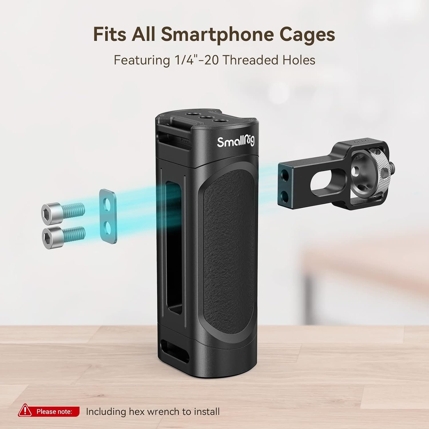 SmallRig Mango lateral para teléfono inteligente Cage Phone Video Rig Ligero con 1/4 hilos - 2772 - Image 6