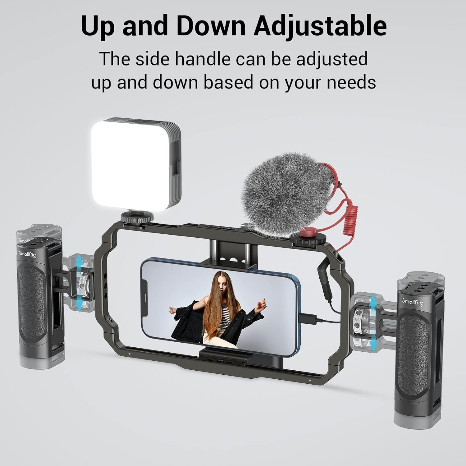 SmallRig Mango lateral para teléfono inteligente Cage Phone Video Rig Ligero con 1/4 hilos - 2772 - Image 3