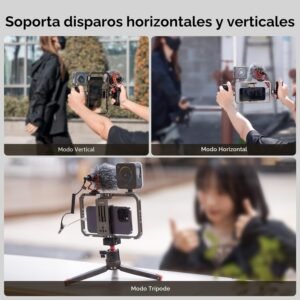SmallRig Jaula universal para teléfono, kit de aparejo de video para teléfono inteligente con asas