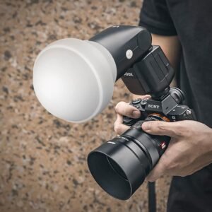 Godox AK-R22 Cúpula de difusión, para Godox V1,V1Pro,V100, AD100Pro,AD100ProII,AD200Pro