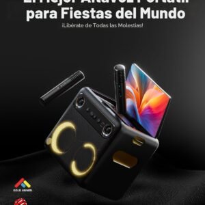 Máquina de karaoke inteligente Ikarao X2 - con pantalla de letras, tableta de karaoke de 32GB, 2 micrófonos inalámbricos, 300W