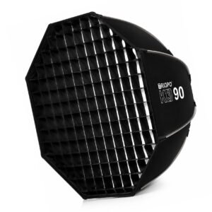TRIOPO K3-90cm Softbox, Instalación rápida y plegable, con montaje Bowens Speedring