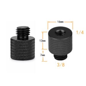 Convertidor, 1/4" macho a 3/8" hembra